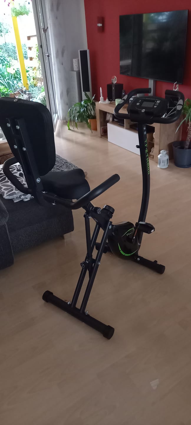 Customer photo review of Tretmann RIDE- Heimtrainer mit tiefem Einstieg