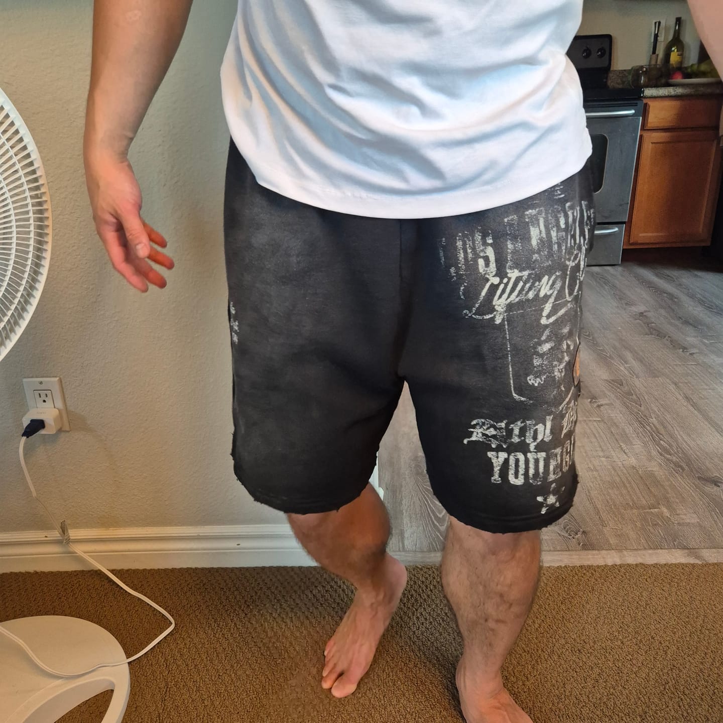 Customer photo review of 1065 - Golden Era Sweat Shorts