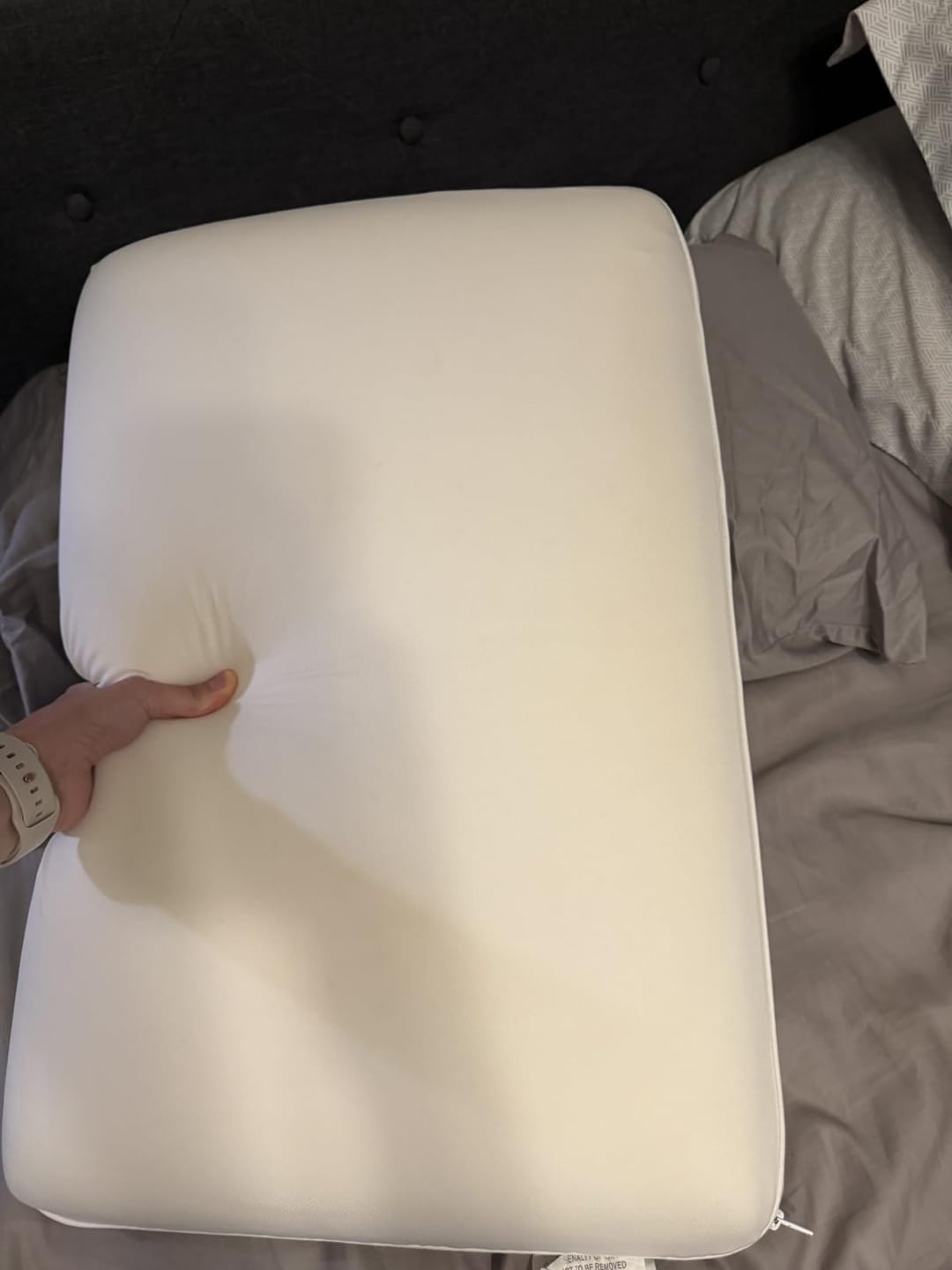 Customer photo review of Kühlendes Memory-Foam-Kissen CoolCloud