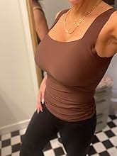 Customer photo review of Débardeur avec soutien-gorge intégré confortable