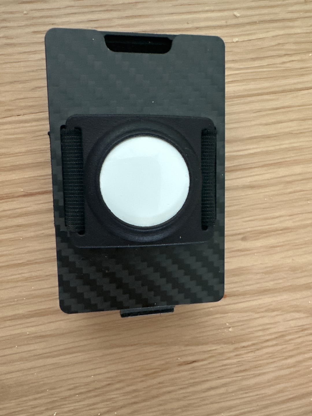 Customer photo review of Carbon Fiber 3K matte Slim Wallet
