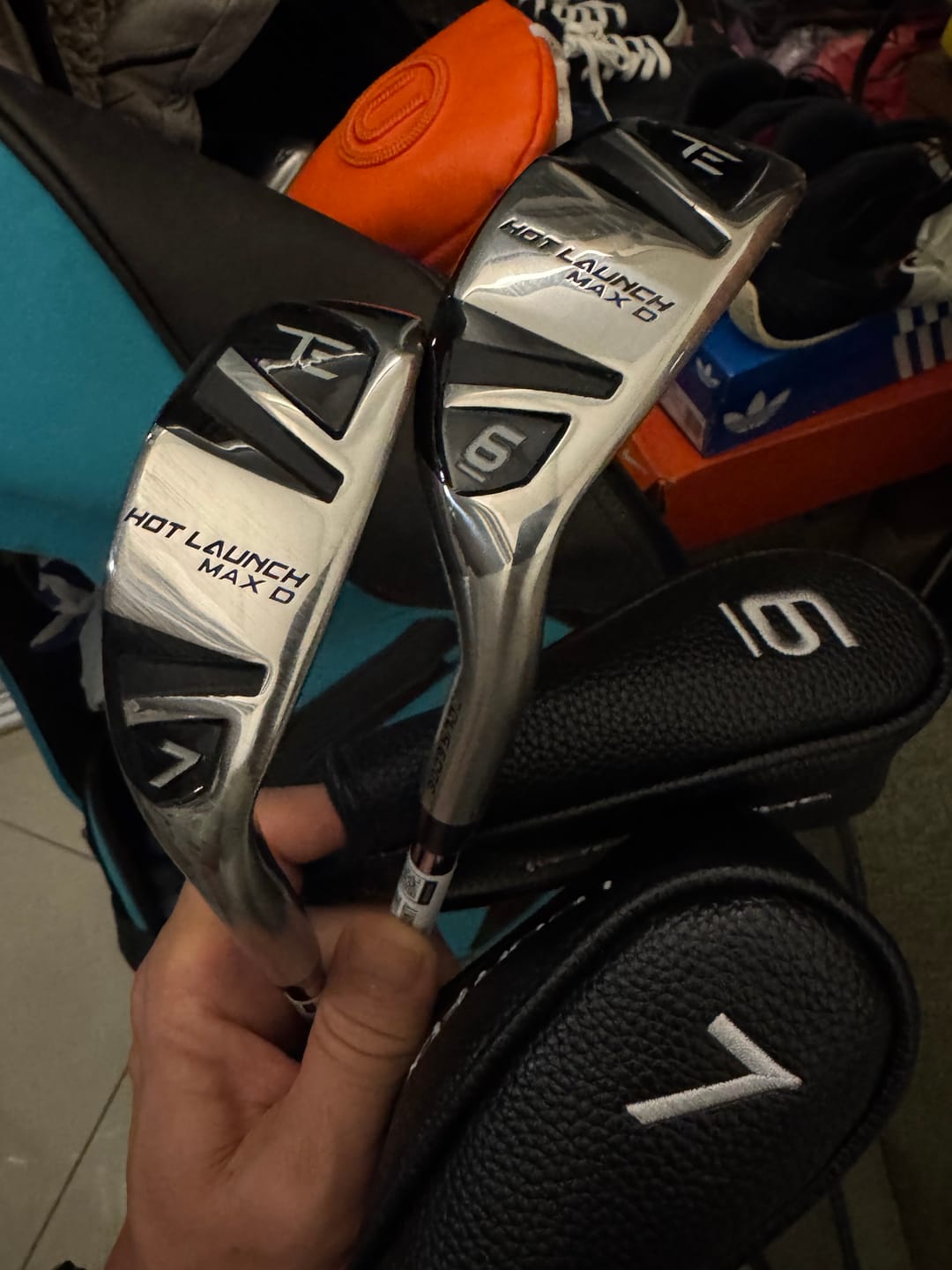 Customer photo review of Tour Edge Ironwood Headcovers