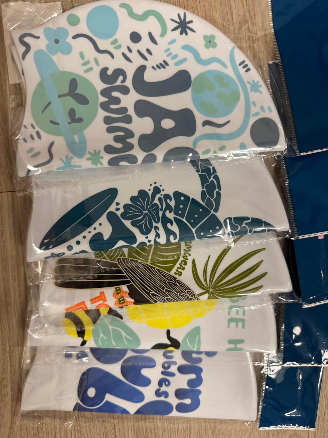 Customer photo review of JAYD Swim Cap - Lost In Space
