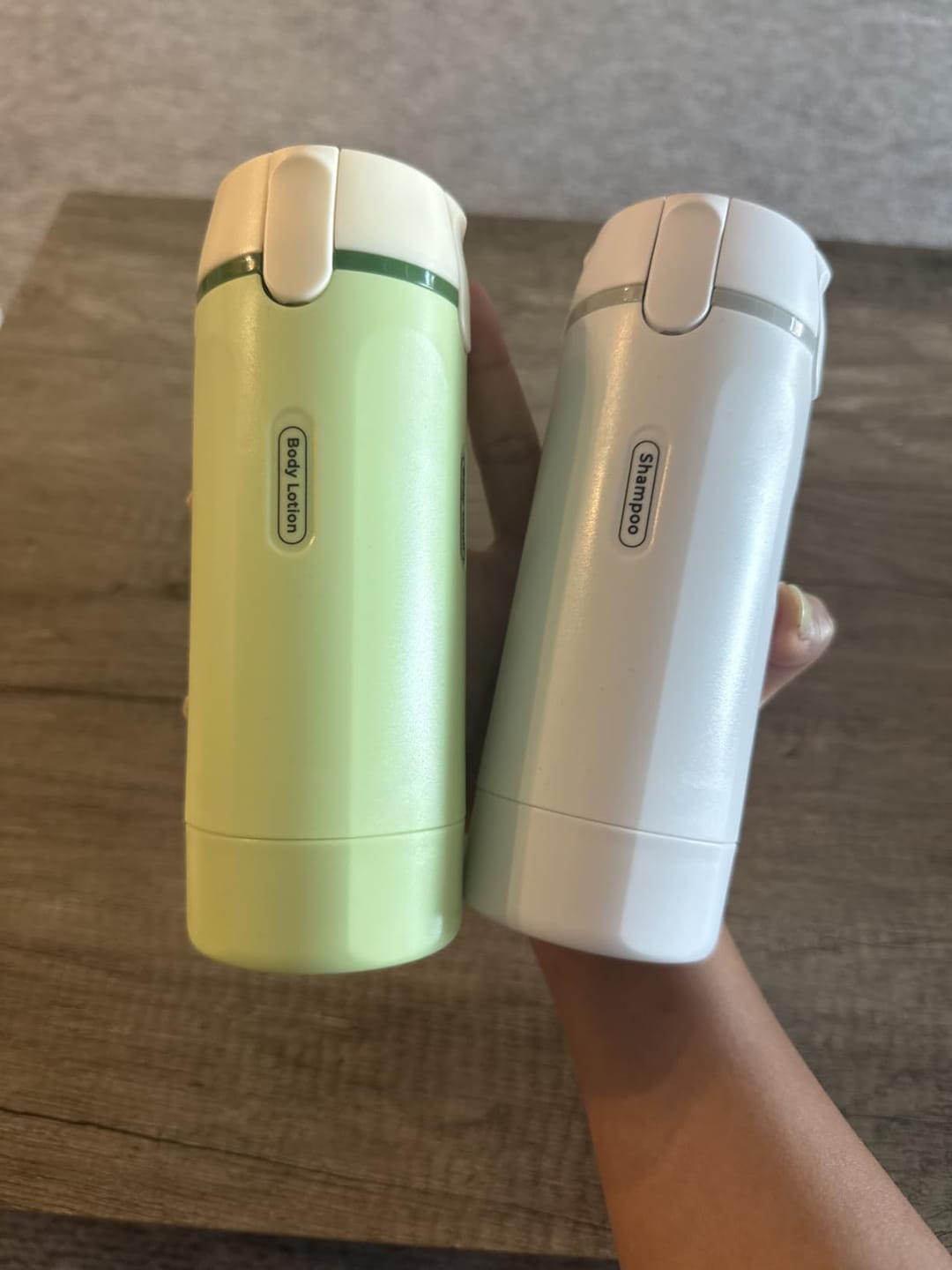 Customer photo review of VIRELO™ 4-in-1 Travel Bottle