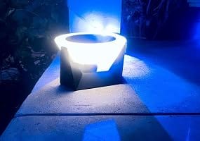 Customer photo review of RIRZ HALO | Modern Solar Outdoor Post Light
