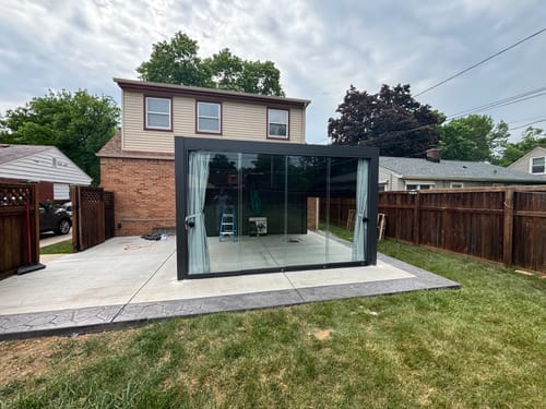 Customer photo review of FlexPatio POWER+ PRO Gen 2 Motorized Pergola