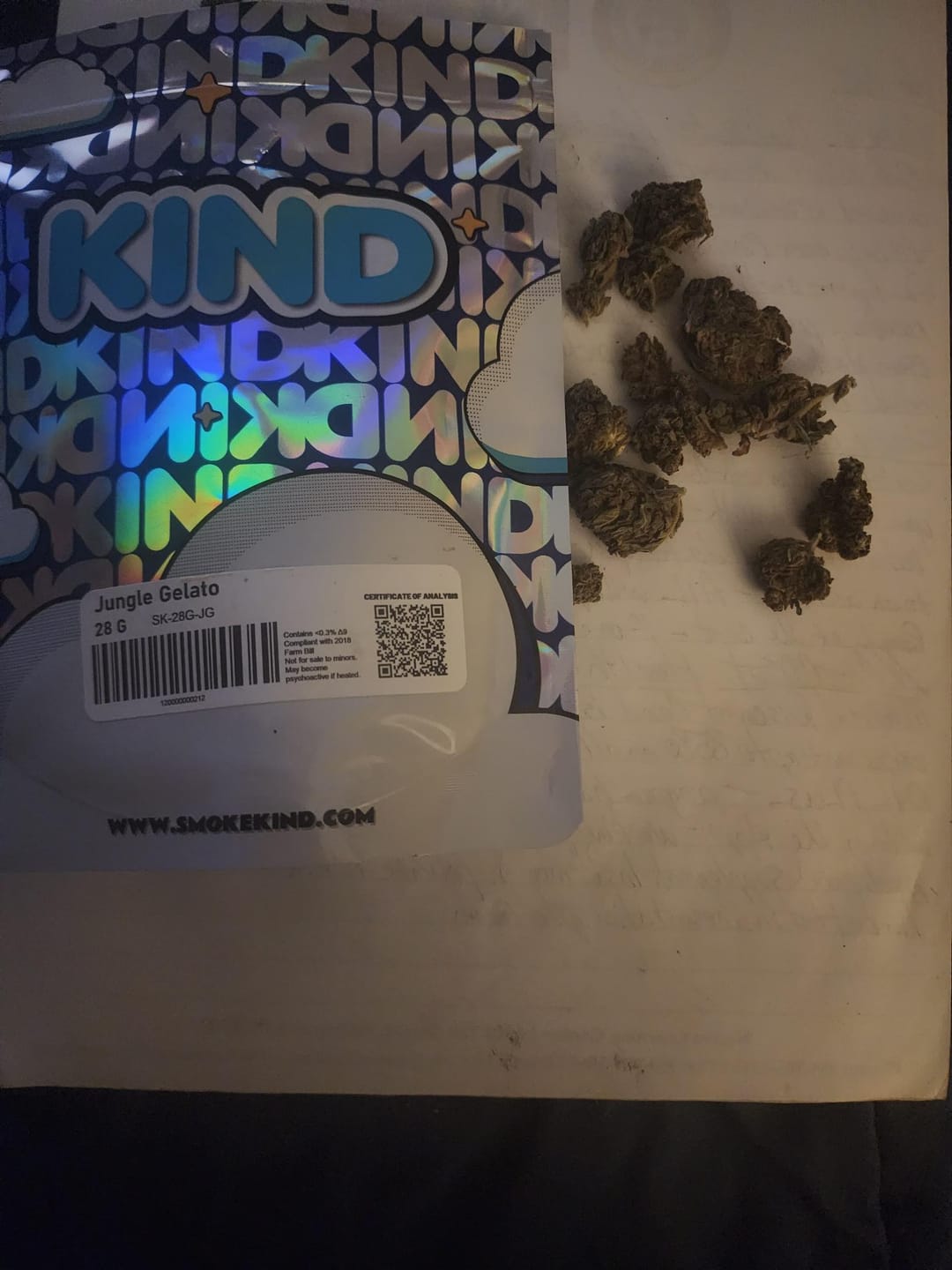 Customer photo review of Jungle Gelato - 28 Grams - Indica
