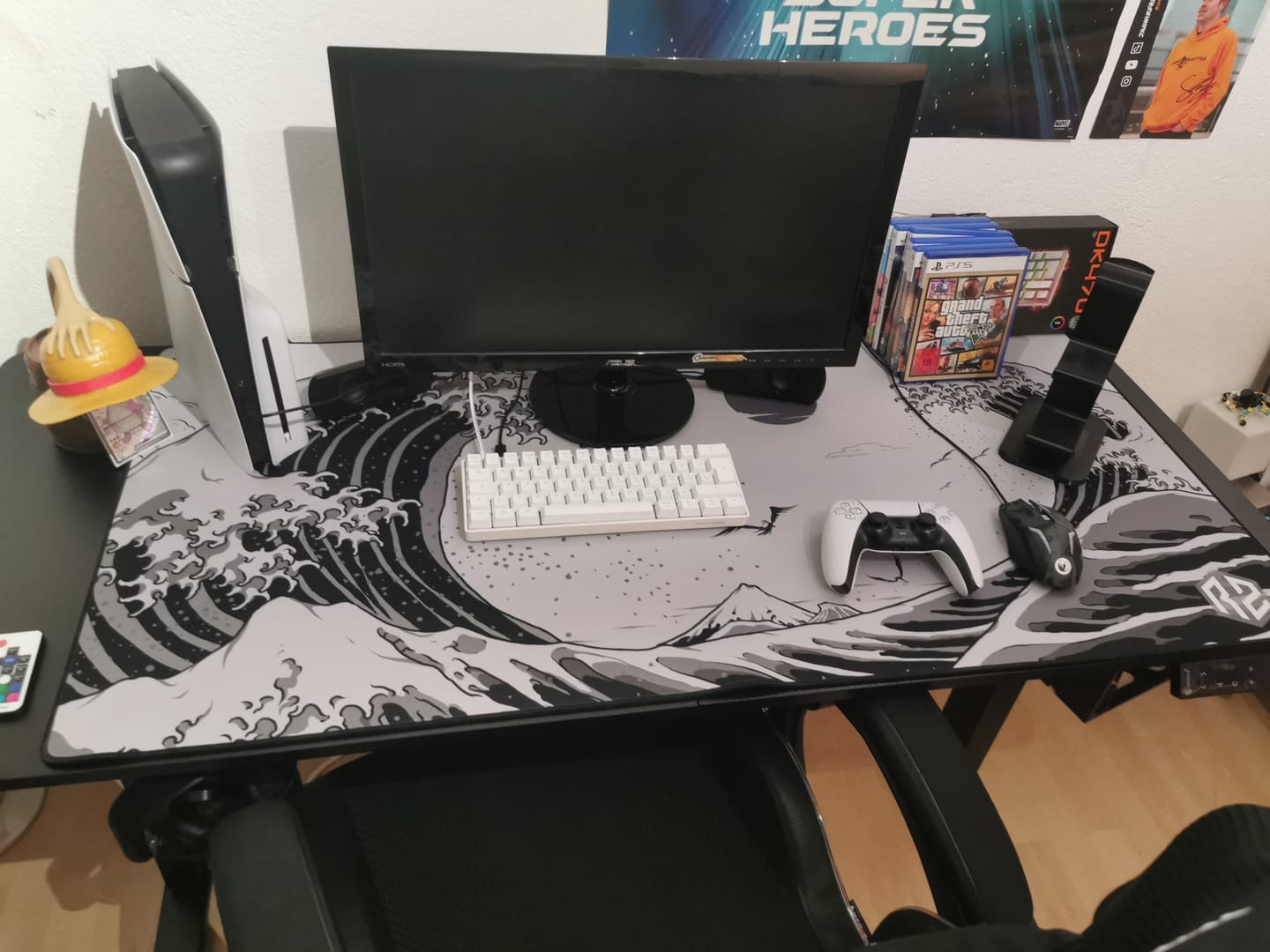 Customer photo review of RZ Mousepad Kangawa White - Speed