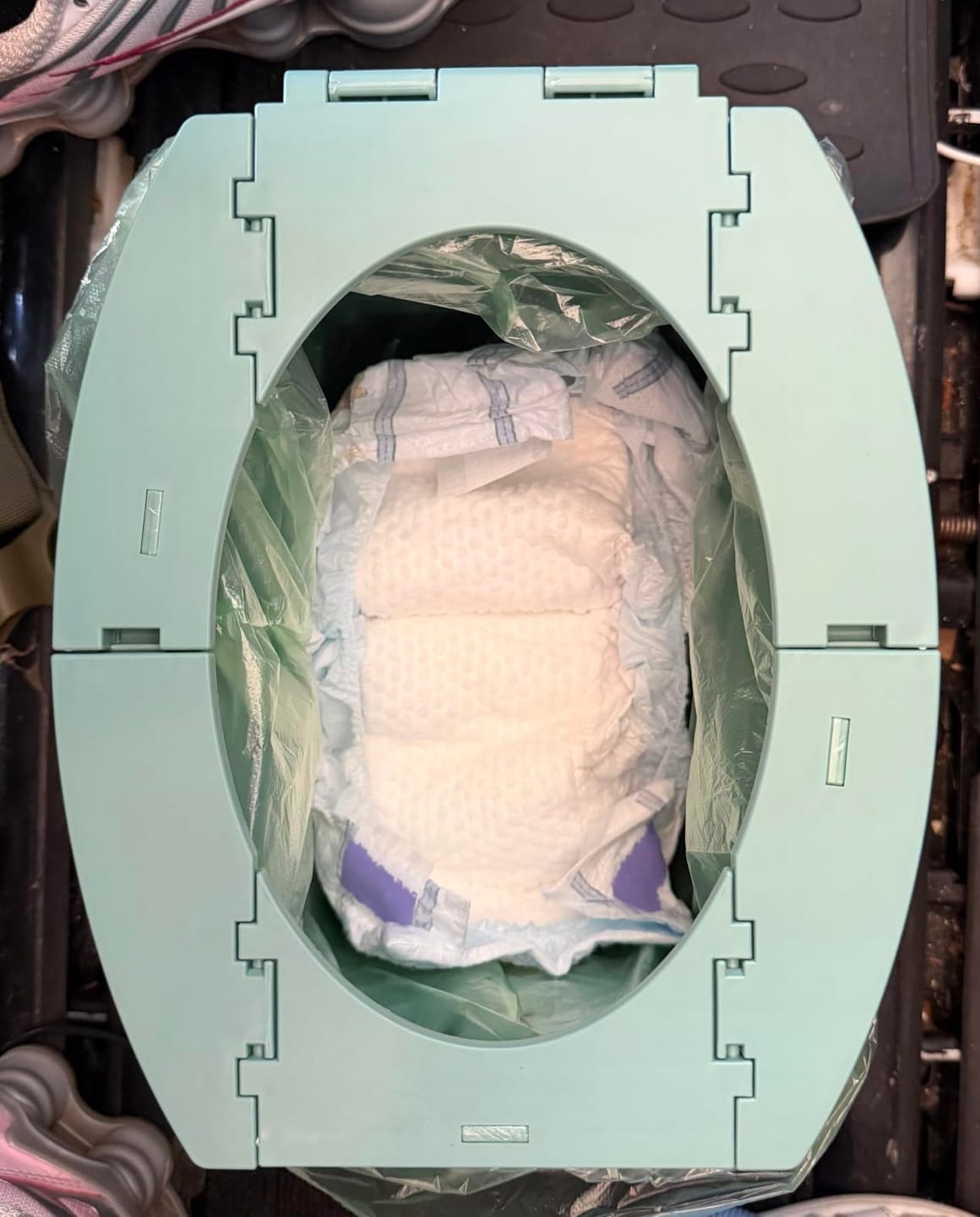 Customer photo review of NestGo! – Foldable Travel Potty