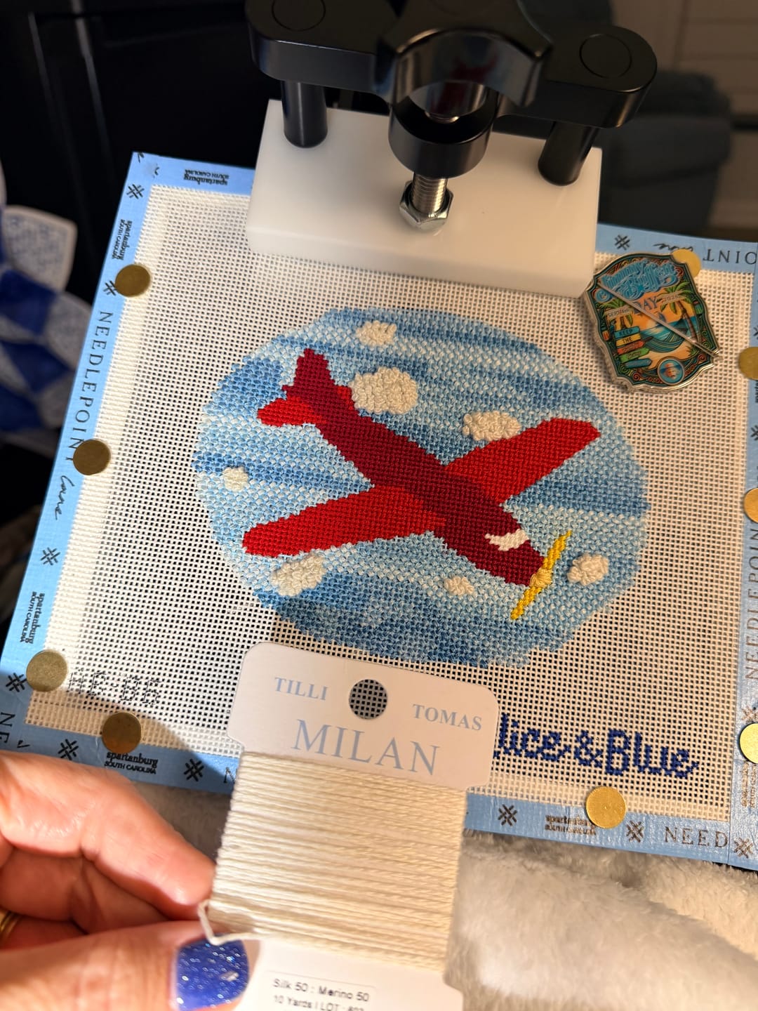 Customer photo review of 2026 Jimmy Buffett Day Pin
