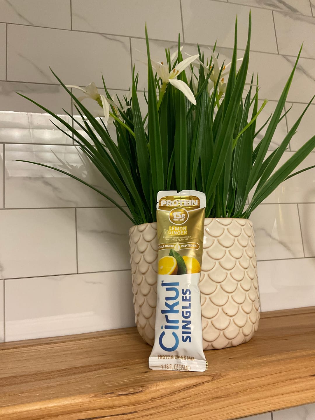 Customer photo review of Protein Lemon Ginger 6-Pack