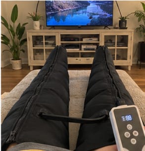 Customer photo review of Air Compression Recovery Boots PRO