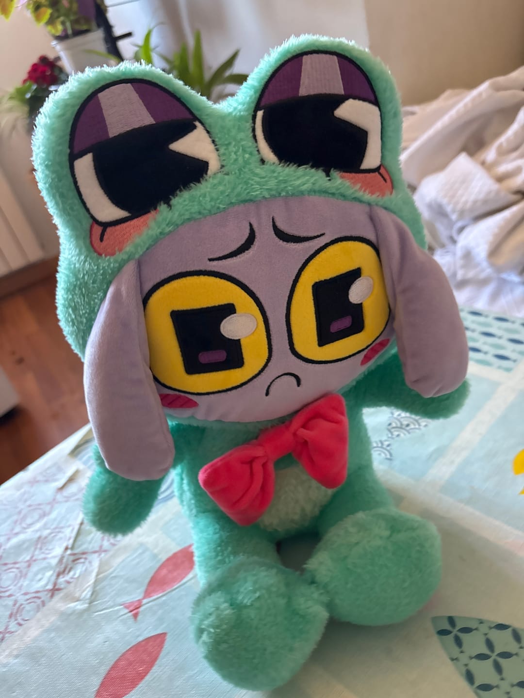 Customer photo review of Ribbit-Suit Jax Plush