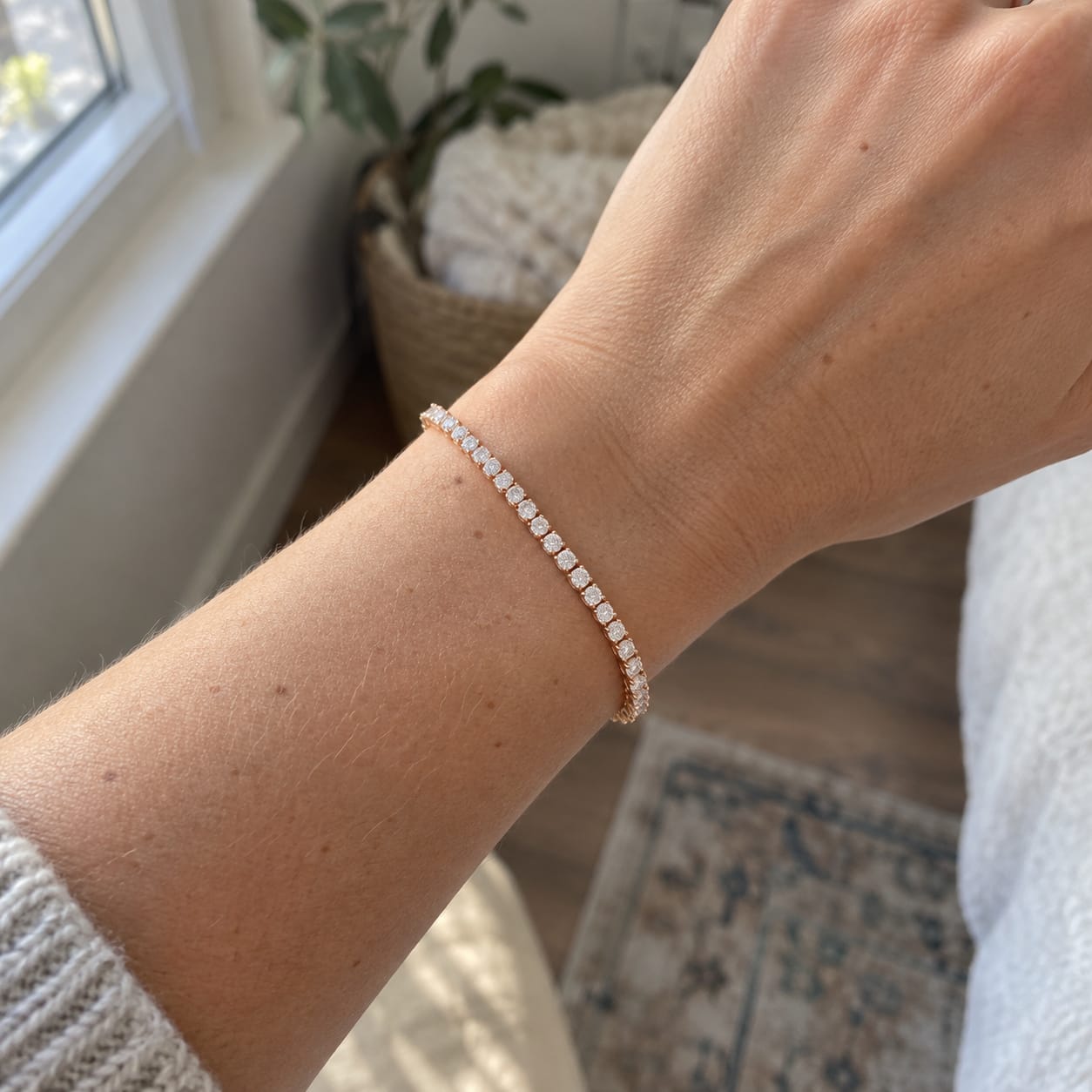 Customer photo review of The Tennis Bracelet