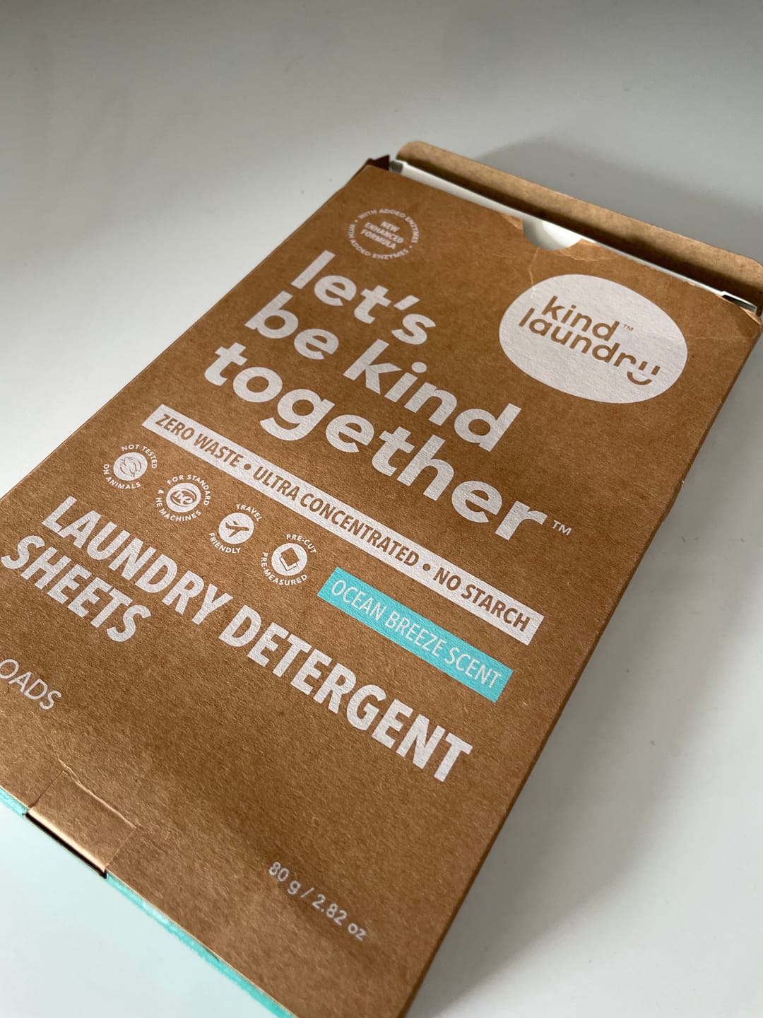 Customer photo review of Laundry Detergent Sheets