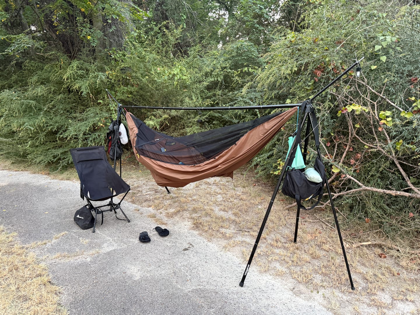 Customer photo review of Turtlebug Camper Hammock Stand