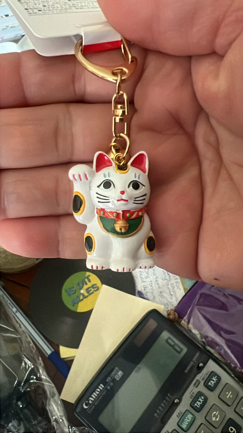 Customer photo review of Sleutelhanger - Japanse Kat
