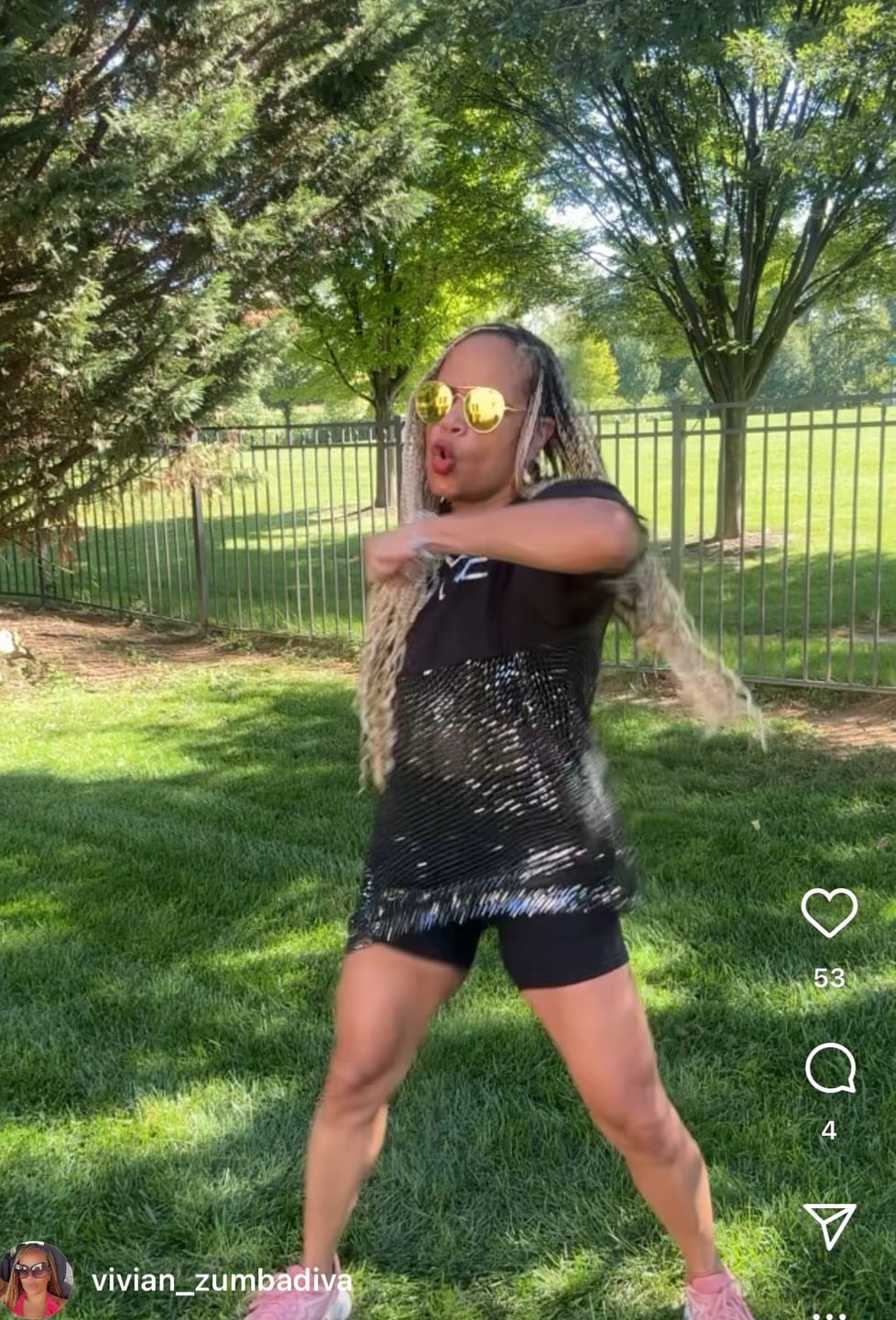 Customer photo review of Rock 'n' Roll Oversized Long Mesh Top