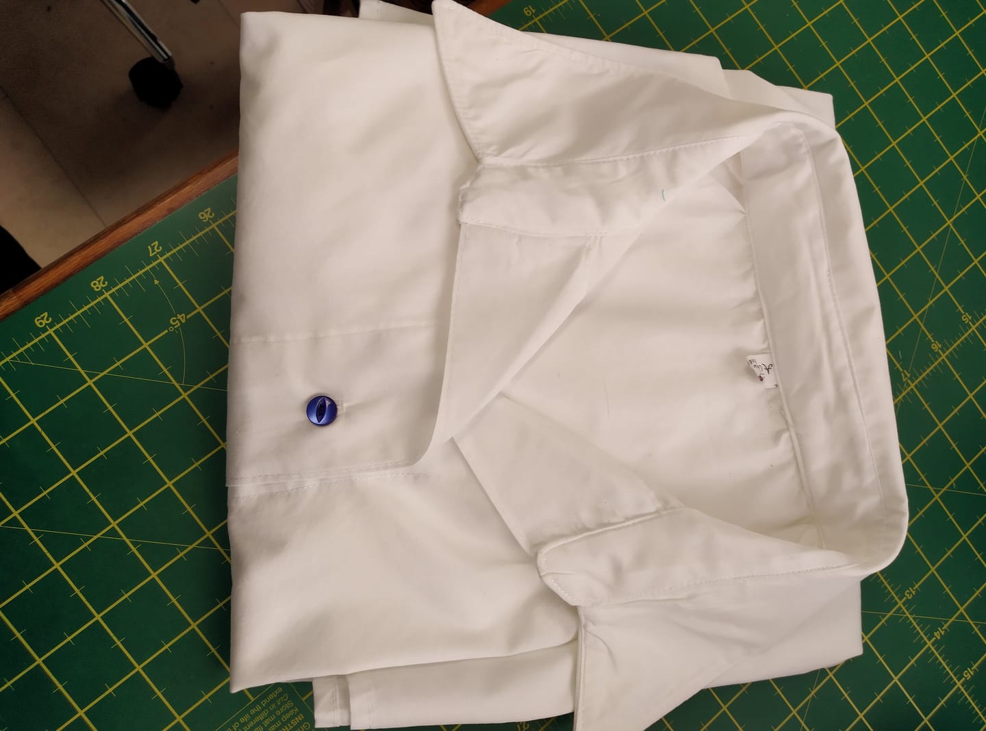 Customer photo review of White Mercerised 100% Cotton Fabric