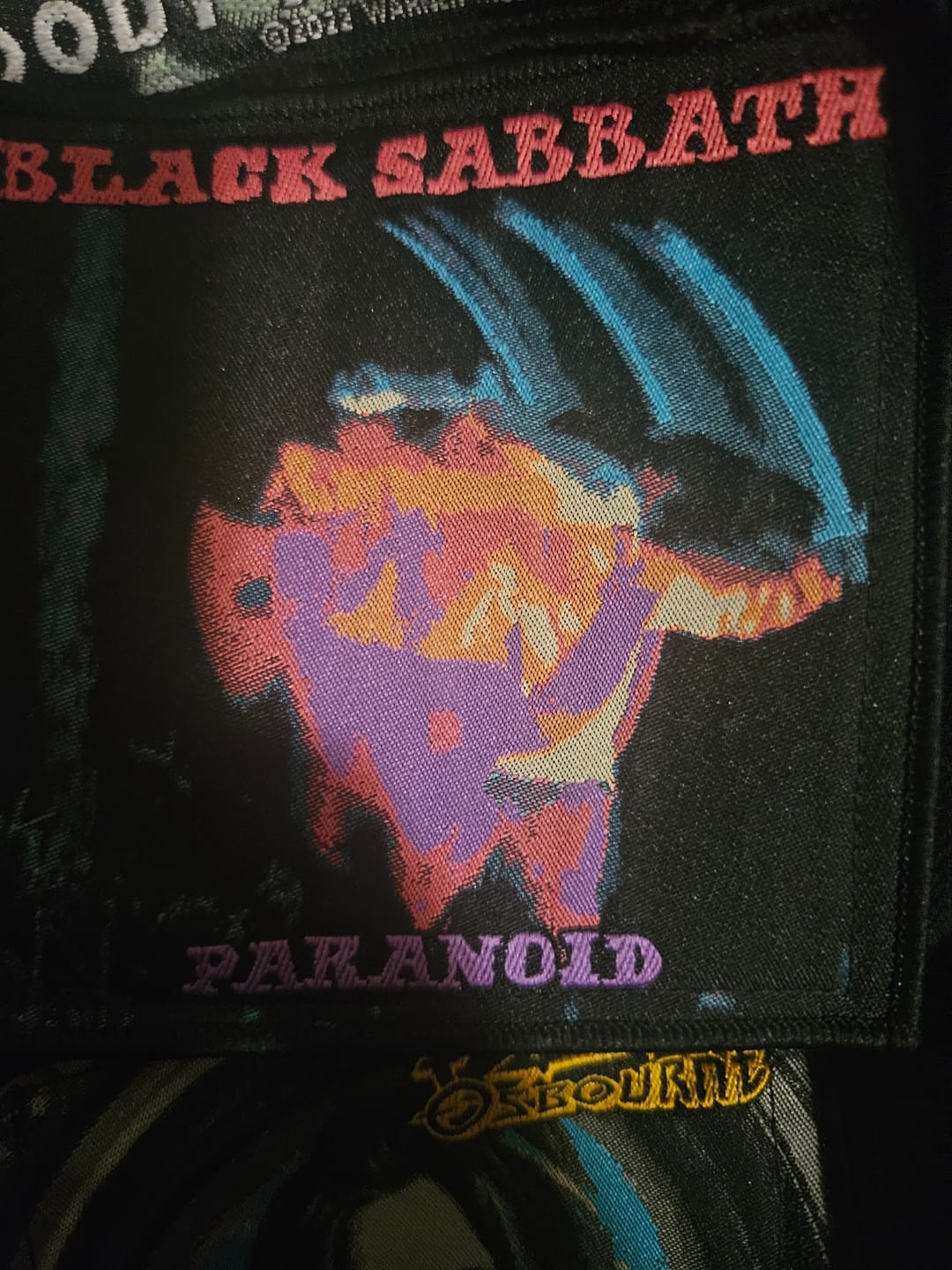 Customer photo review of Black Sabbath - Paranoid -  Square Patch