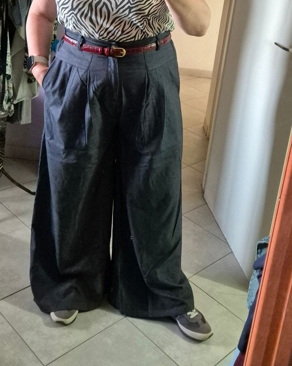 Customer photo review of מכנסי אודרי כחולים