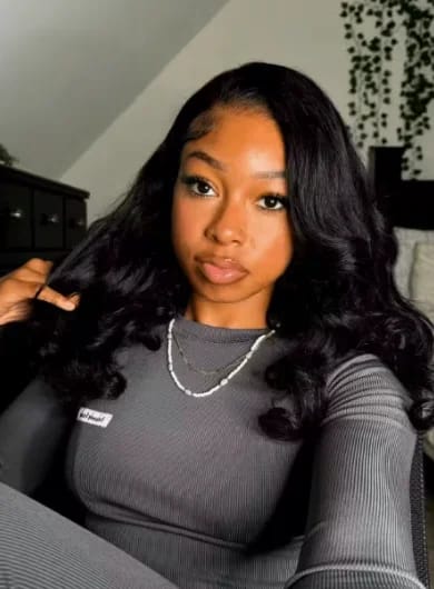 Customer photo review of Wave Goddess — Raw Peruvian 13x4/13x6 HD Lace Front Wig | Glueless, Wear & Go