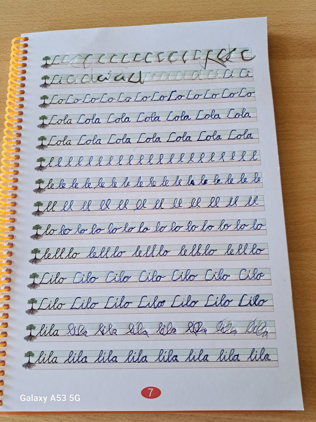 Customer photo review of Schreibschrift-Heft - Schulausgangsschrift