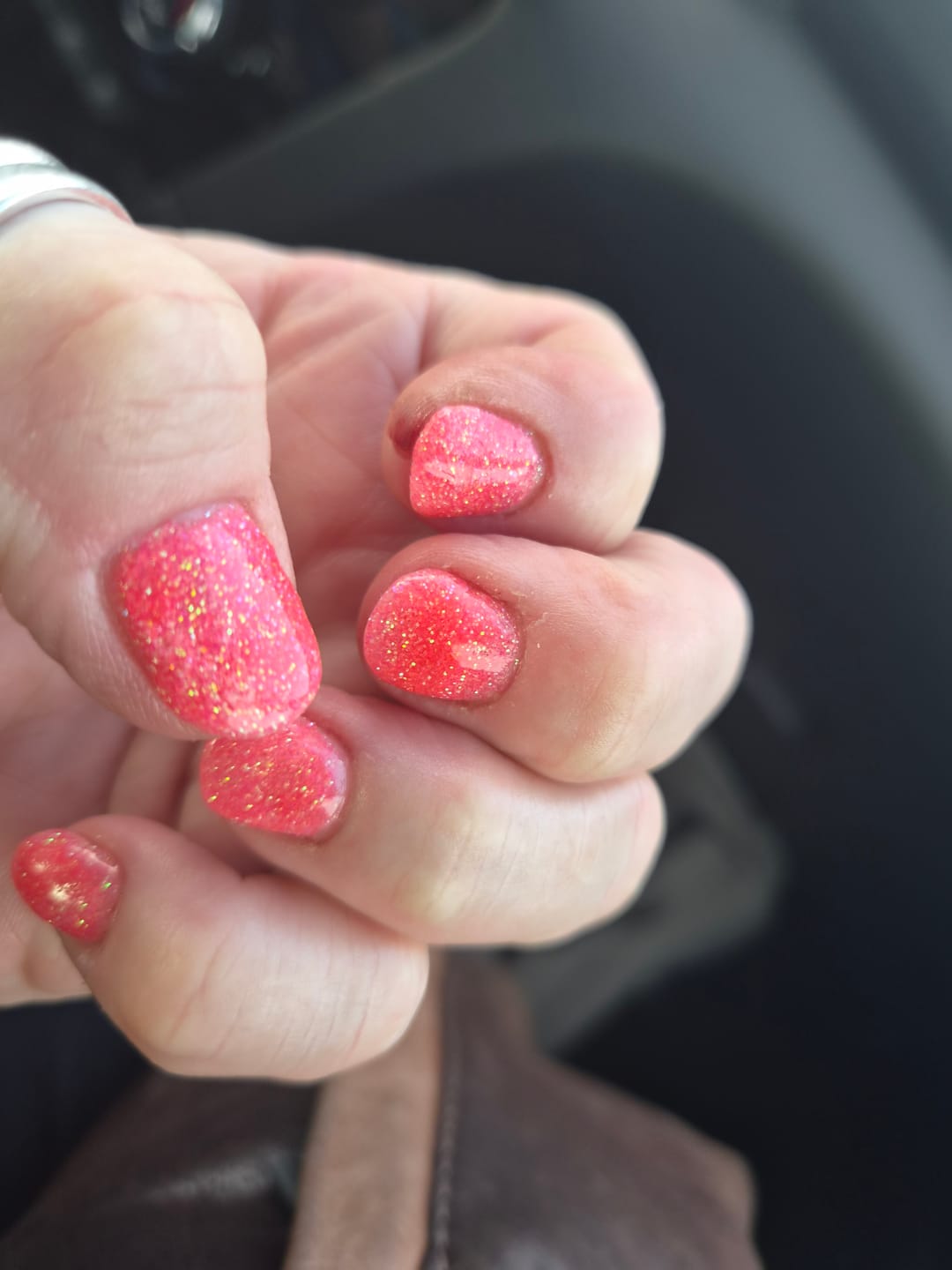 Customer photo review of Peel Off Base Coat