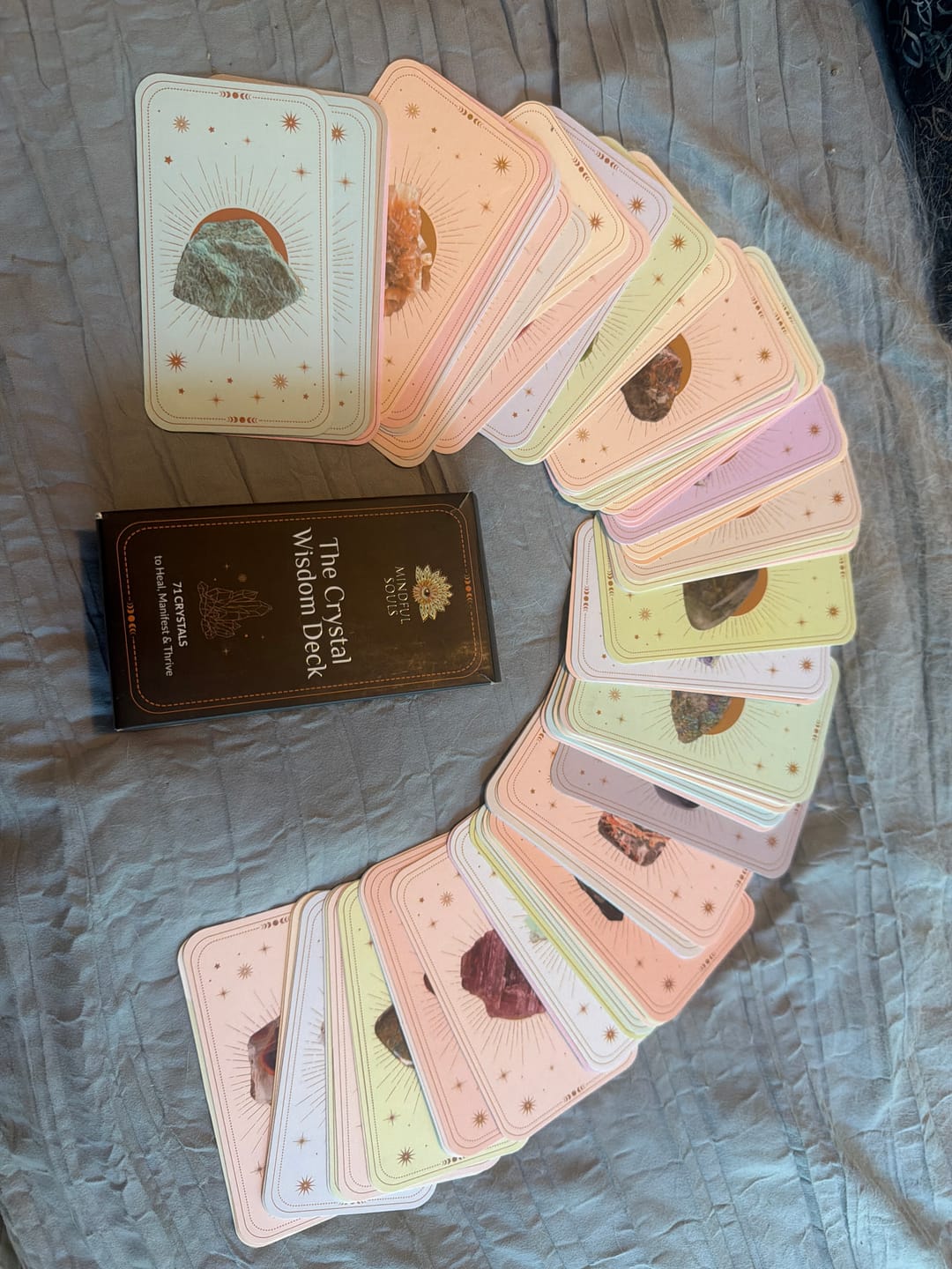 Customer photo review of The Crystal Comfort Card Deck Offer