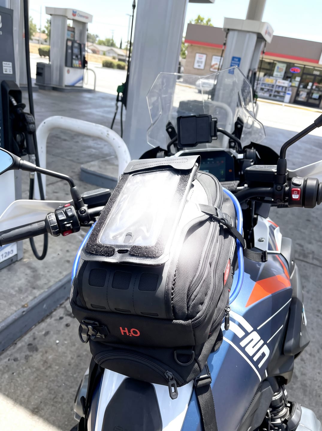 Customer photo review of Viking Odyssey Adventure Touring Cell Phone Holster