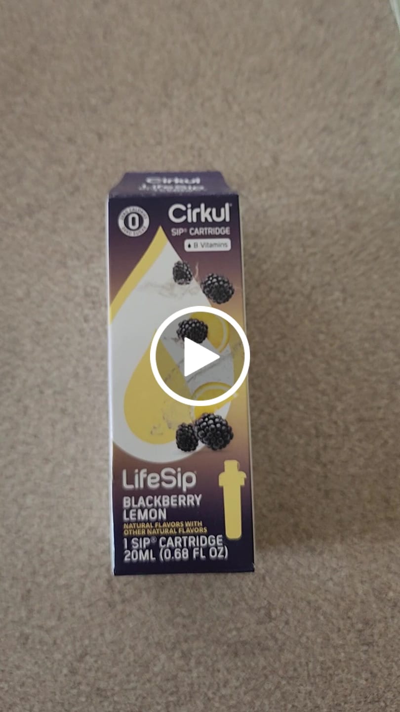 Customer video review of LifeSip Blackberry Lemon