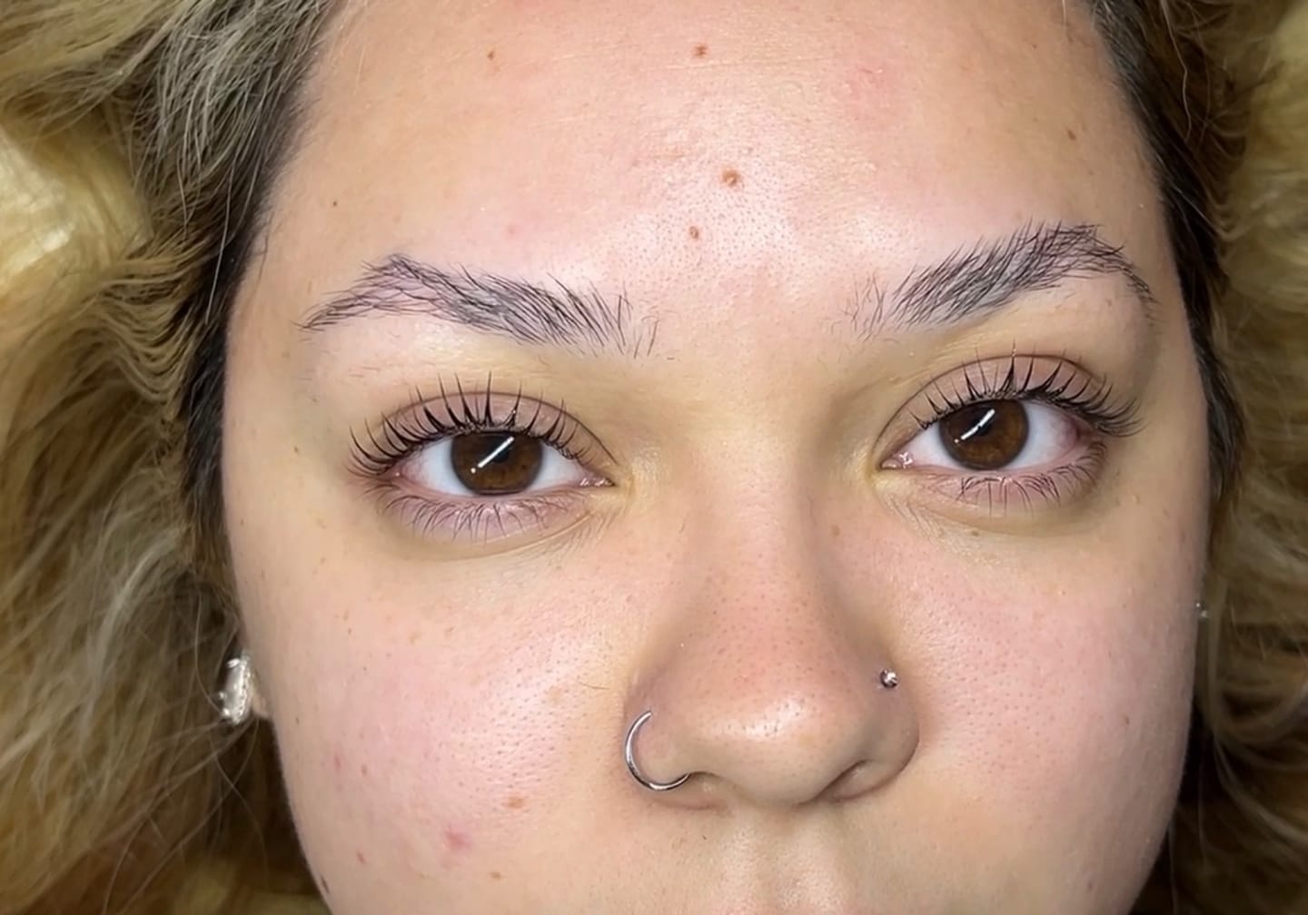 Customer photo review of Korean Lash Lift Online Course