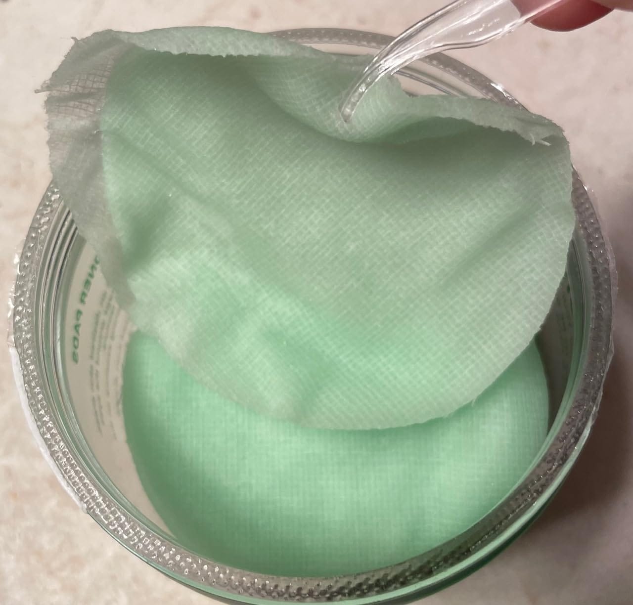 Customer photo review of Toner Pads