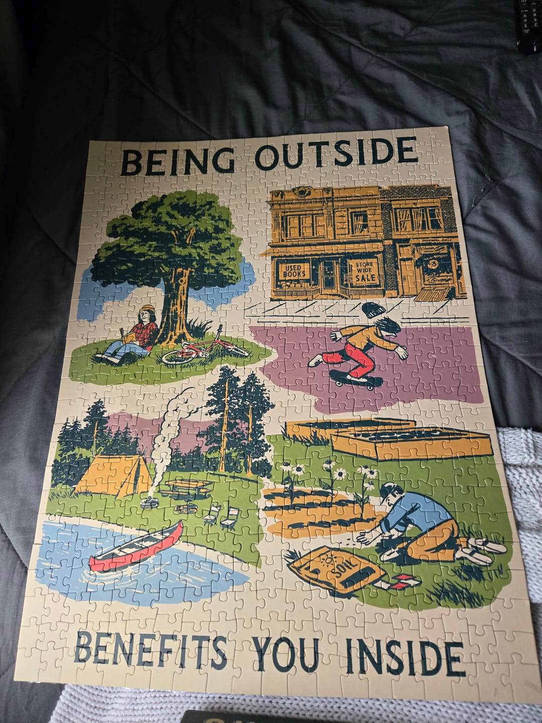 Customer photo review of Salad Days | 500 Piece Puzzle
