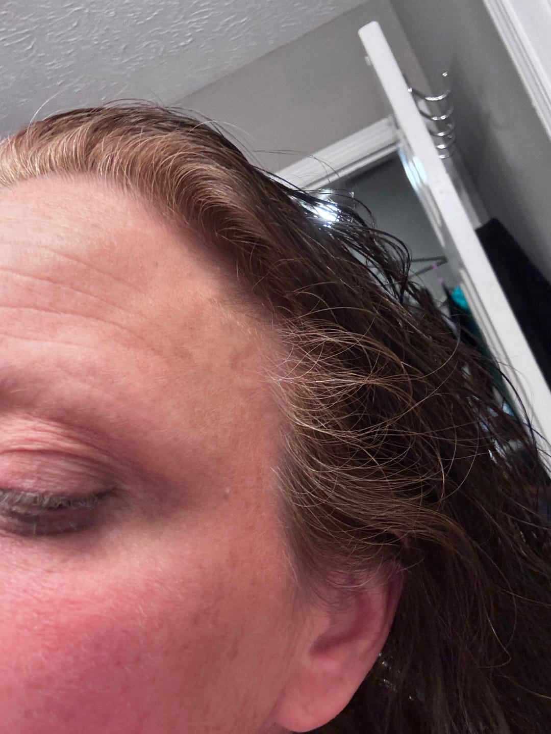 Customer photo review of Instant Dye Shampoo
