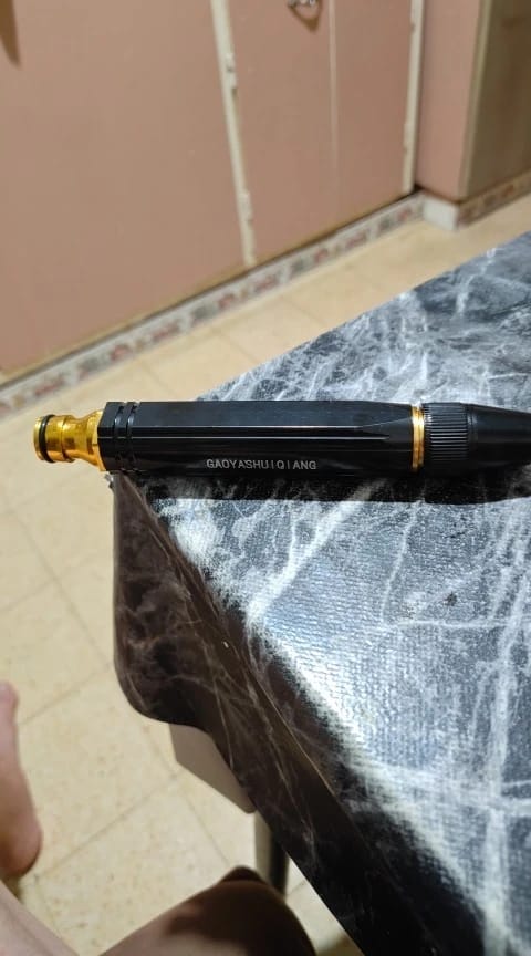 Customer photo review of Boquilla Para Manguera Ajustable | Limpieza y Riego