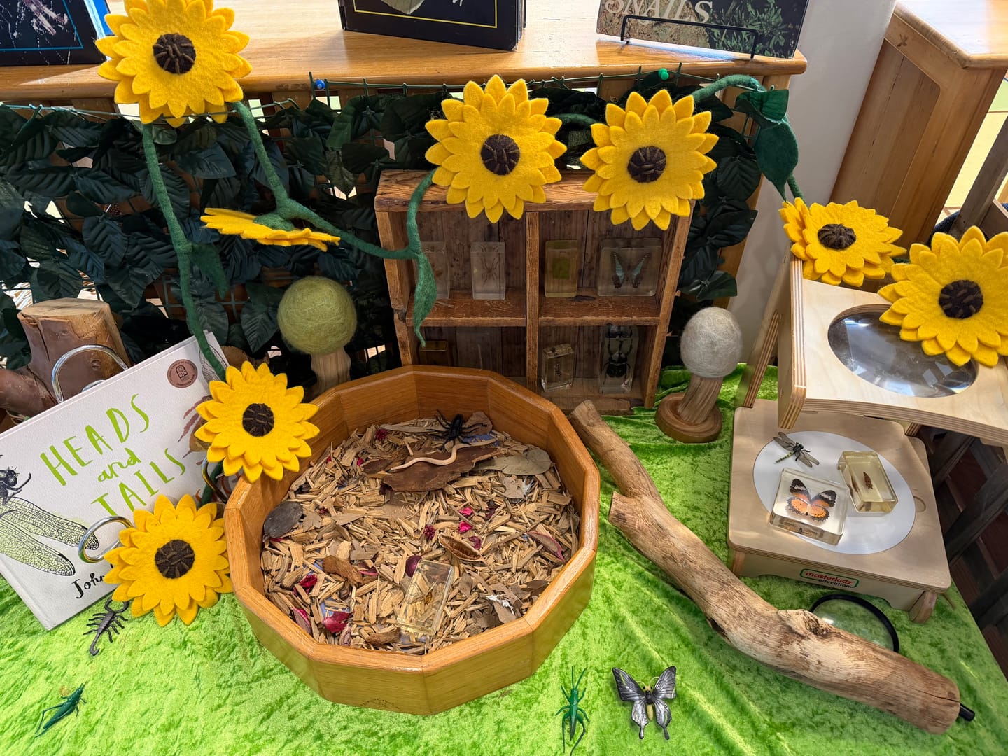 Customer photo review of Felt Yellow Sunflower Garland 2.4m