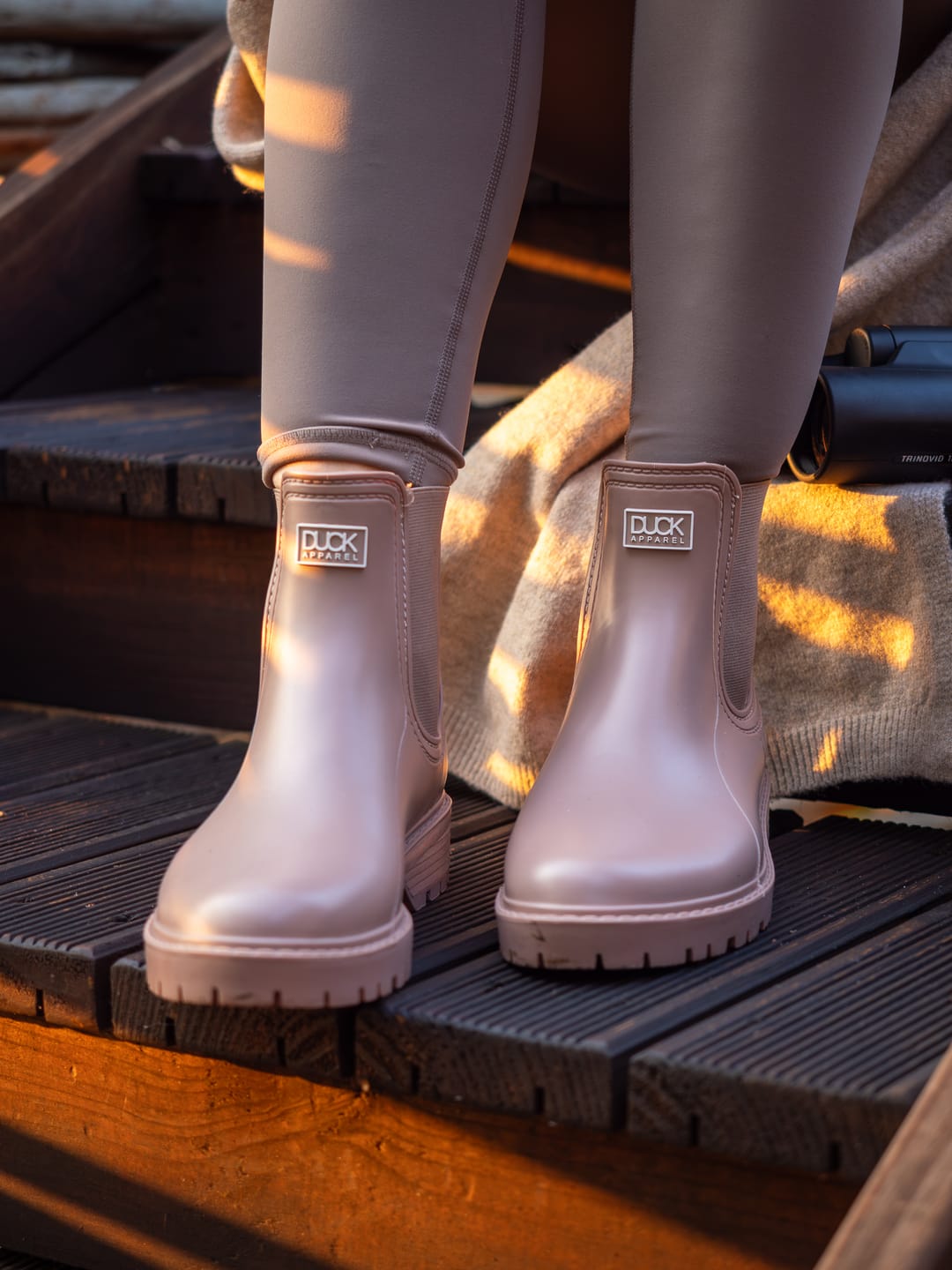 Customer photo review of Biscuit Rain Boots