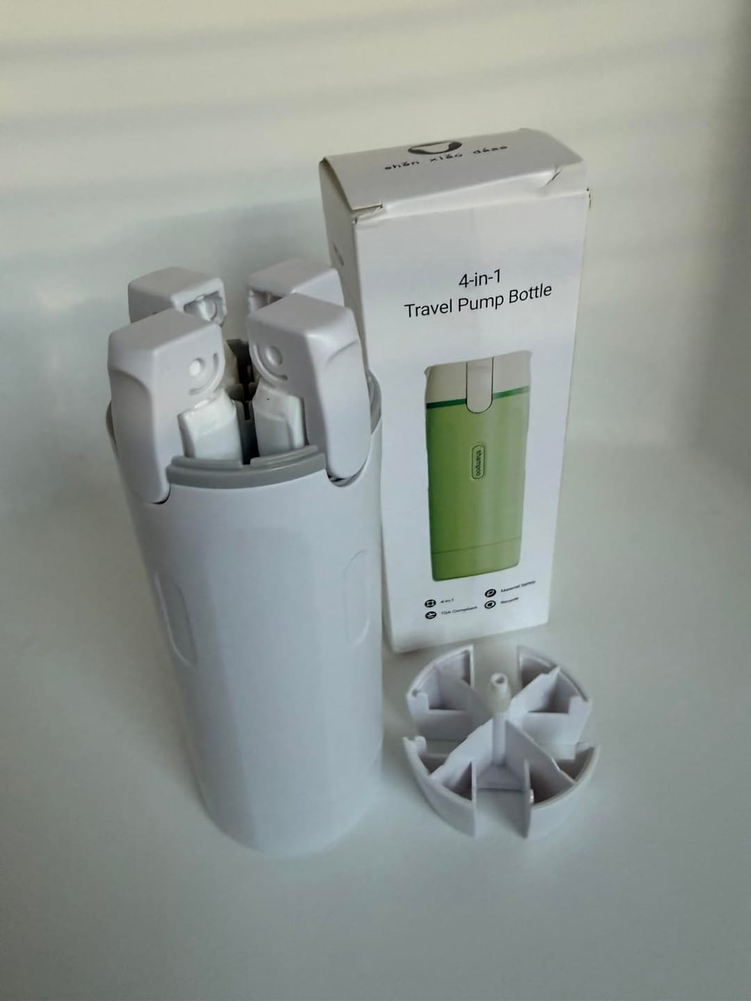 Customer photo review of VIRELO™ 4-in-1 Travel Bottle