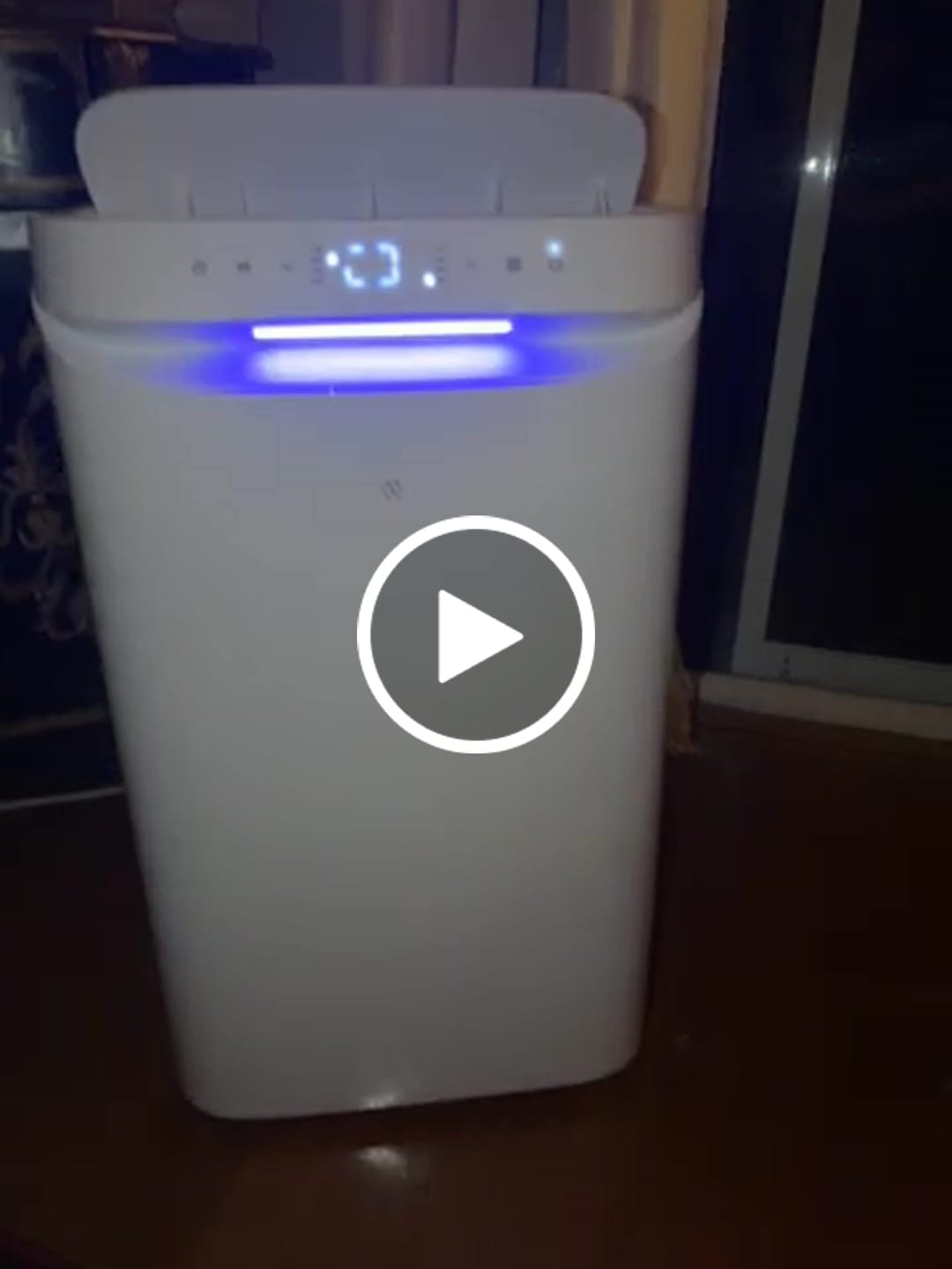 Customer video review of DELLA 12,000 BTU Smart Portable Air Conditioner for Rooms Up to 350 Sq. Ft.