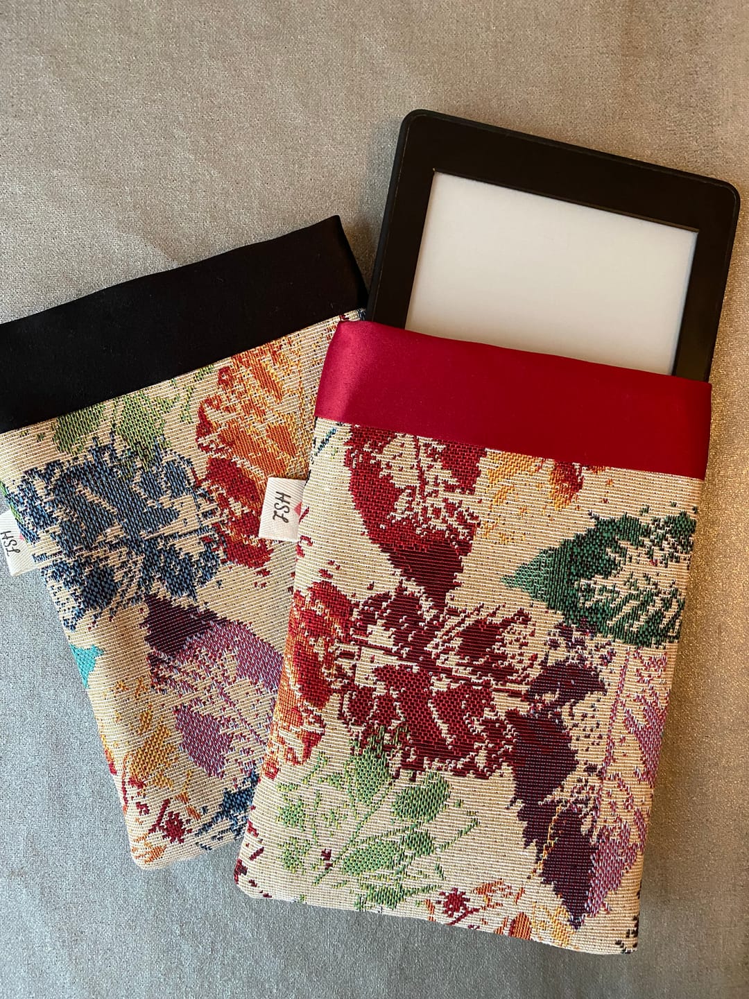 Customer photo review of Autumn Leaves Tapestry Fabric