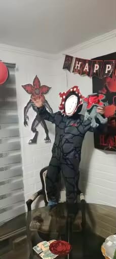 Customer photo review of Monstri™ - Family Matching Floral Monster Costum