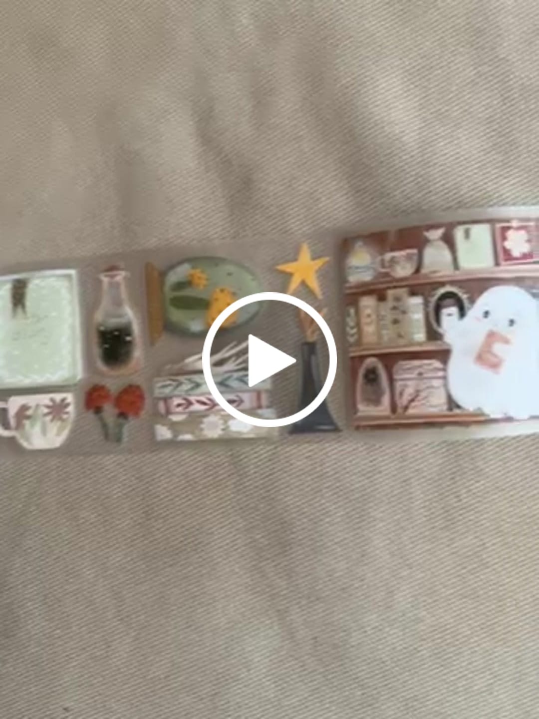 Customer video review of Boo's Shelf Pre-cut PET Tape [3.O]