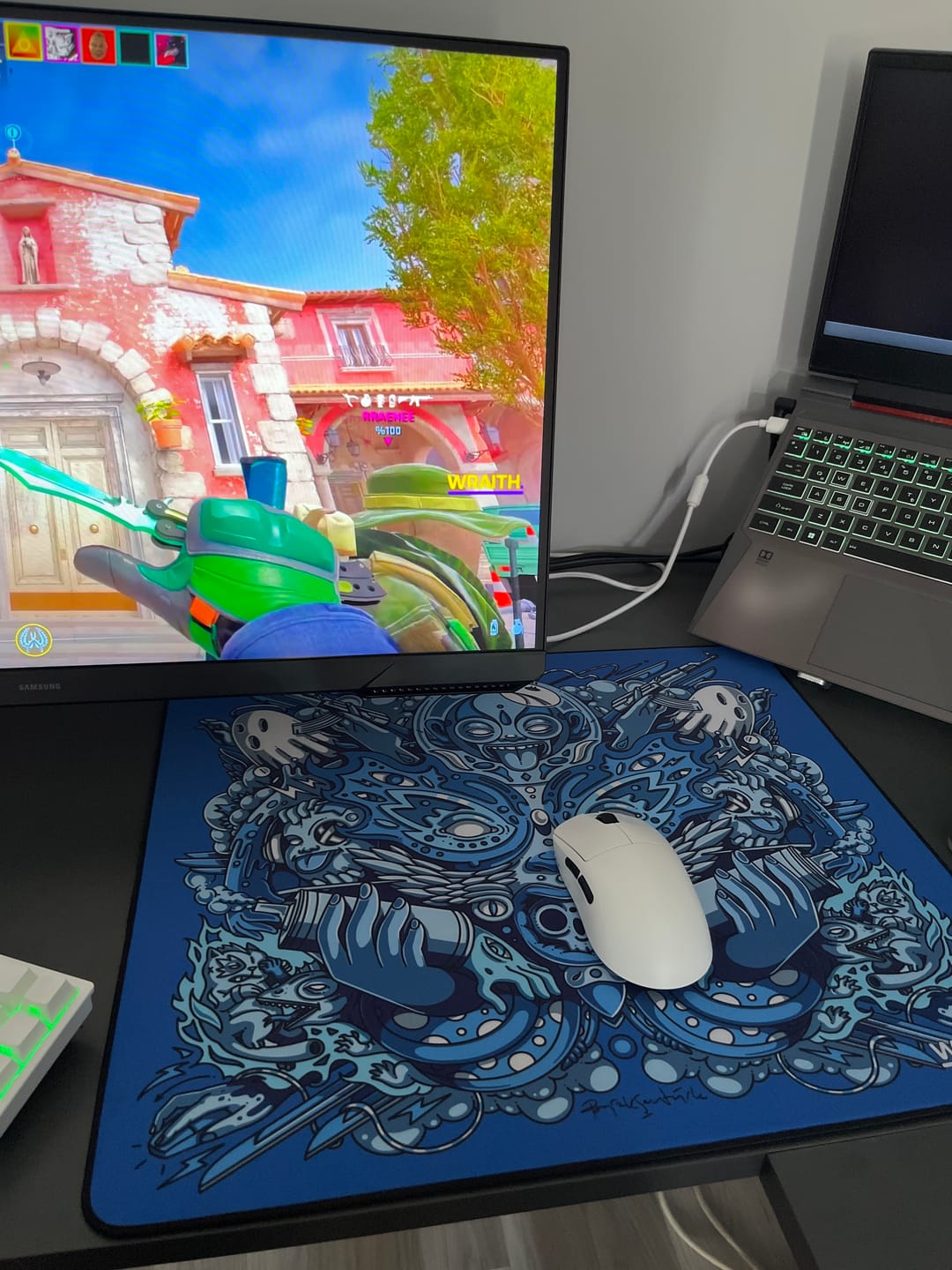 Customer photo review of Wraith Spirit of Aim Mousepad