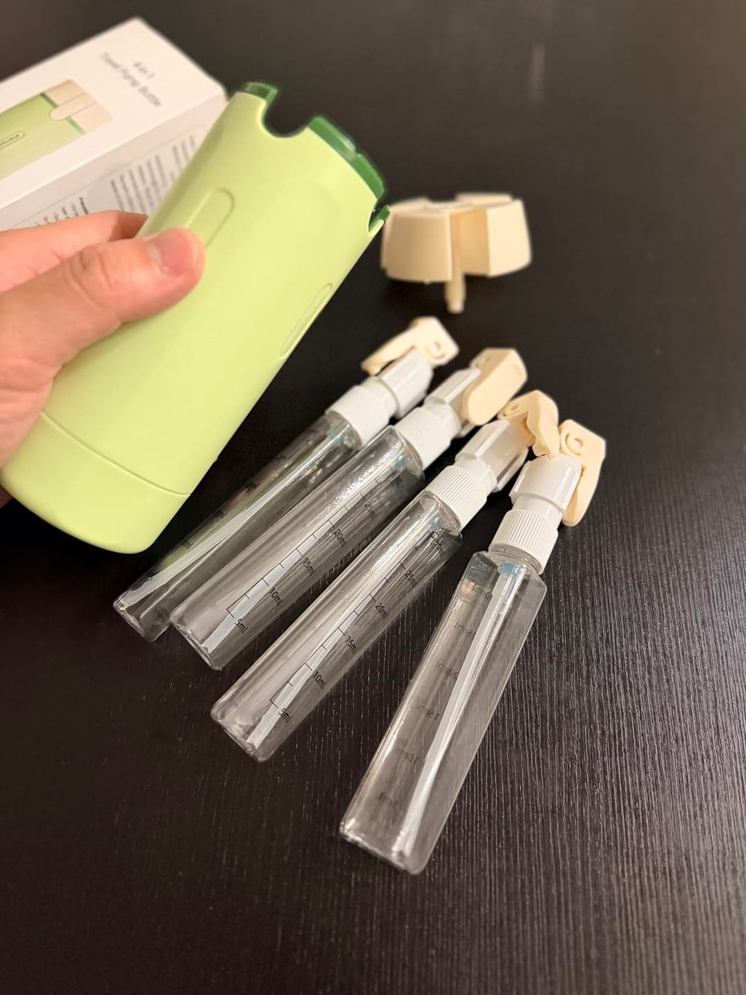 Customer photo review of VIRELO™ 4-in-1 Travel Bottle