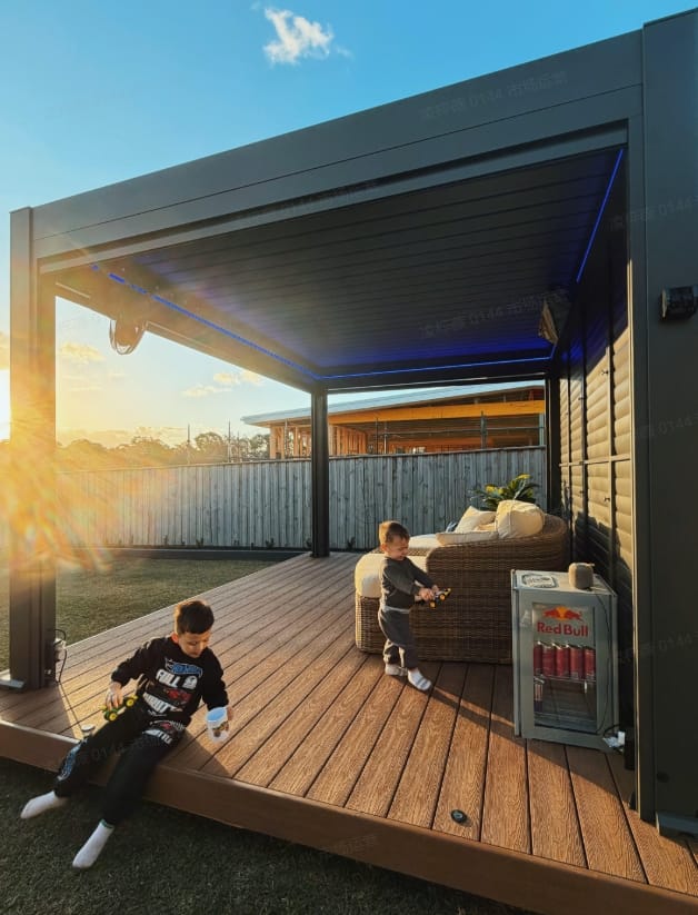 Customer photo review of FlexPatio POWER+ PRO Gen 2 Motorized Pergola