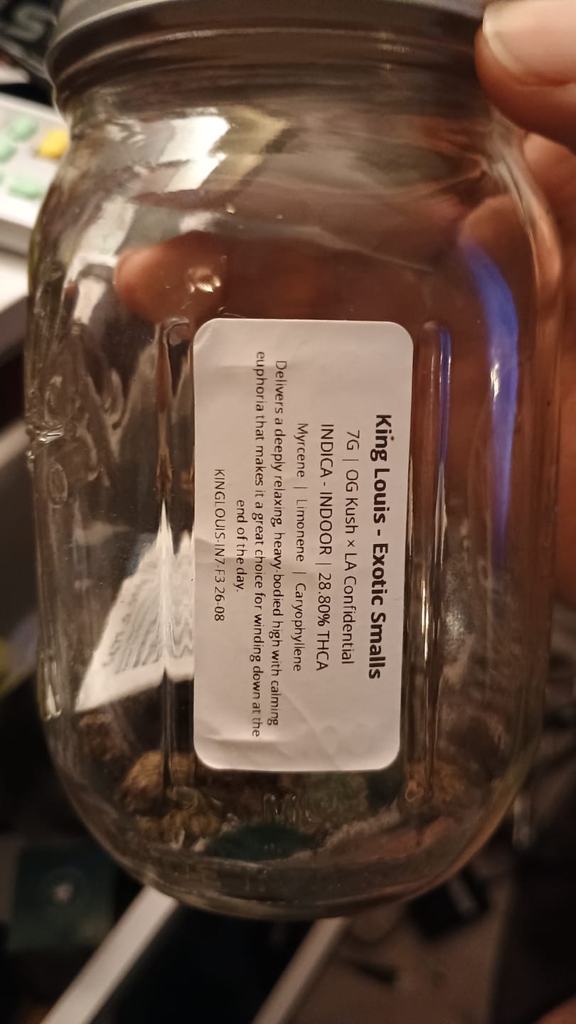 Customer photo review of King Louis - Exotic Smalls