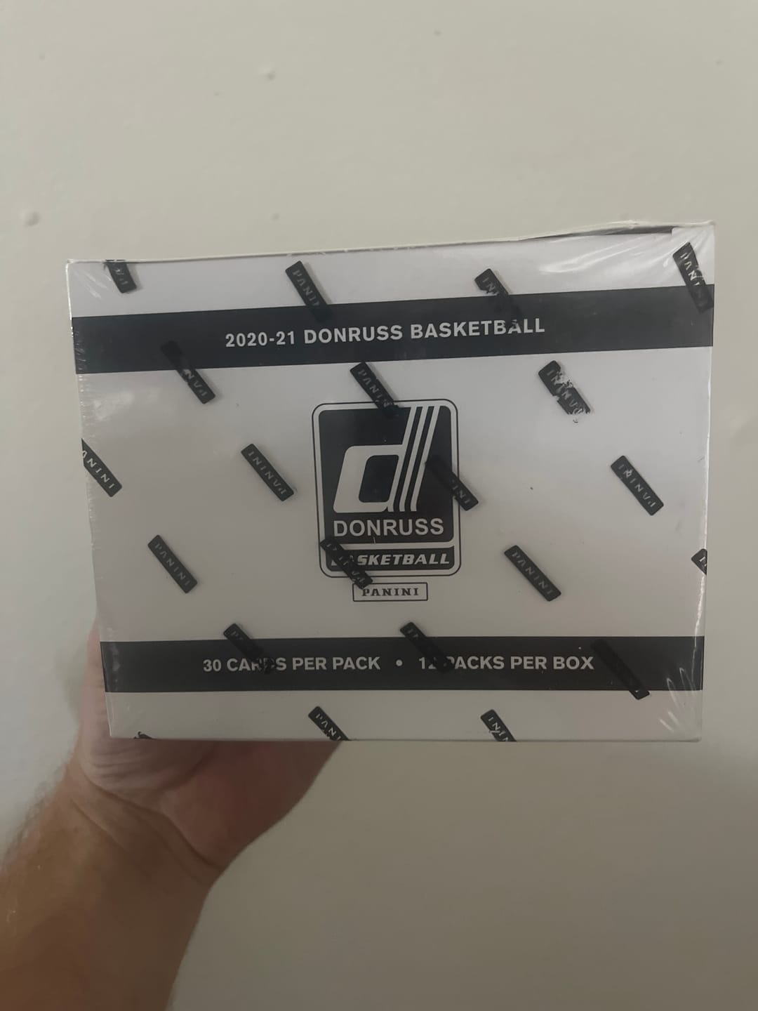 Customer photo review of 2020-21 Panini Donruss Basketball 12 Pack Fat Pack Box