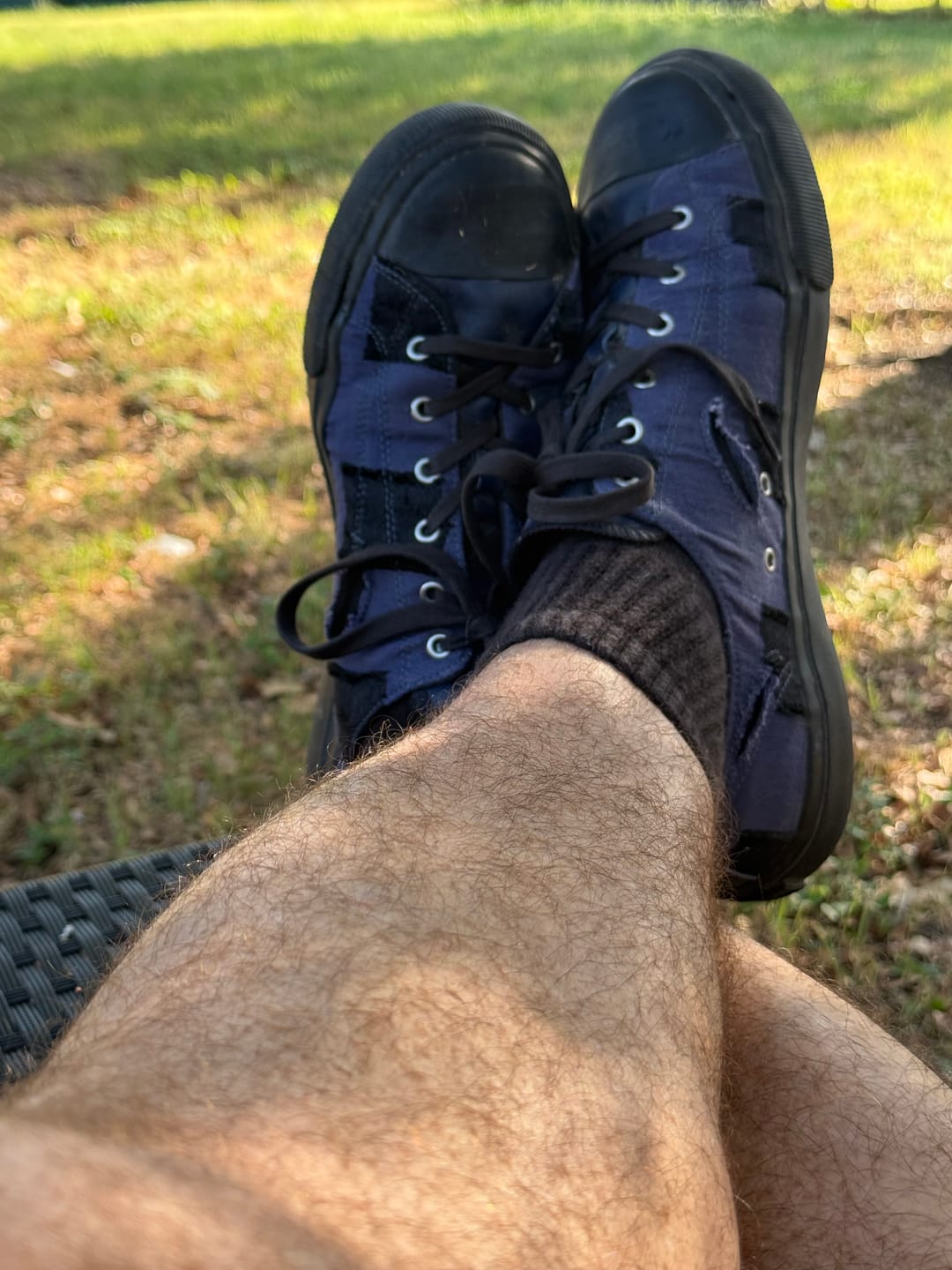 Customer photo review of All-American Low-Top Navy/Black
