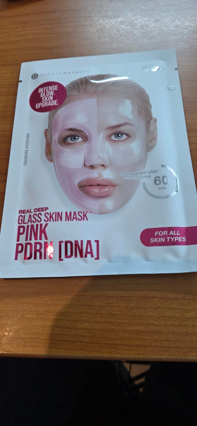 Customer photo review of GlassSkinMask PINK PDRN [DNA]